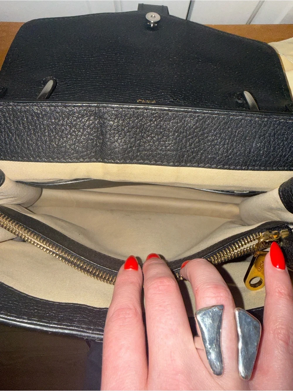 Chloé Medium Aby Day Bag with signature Padlock
